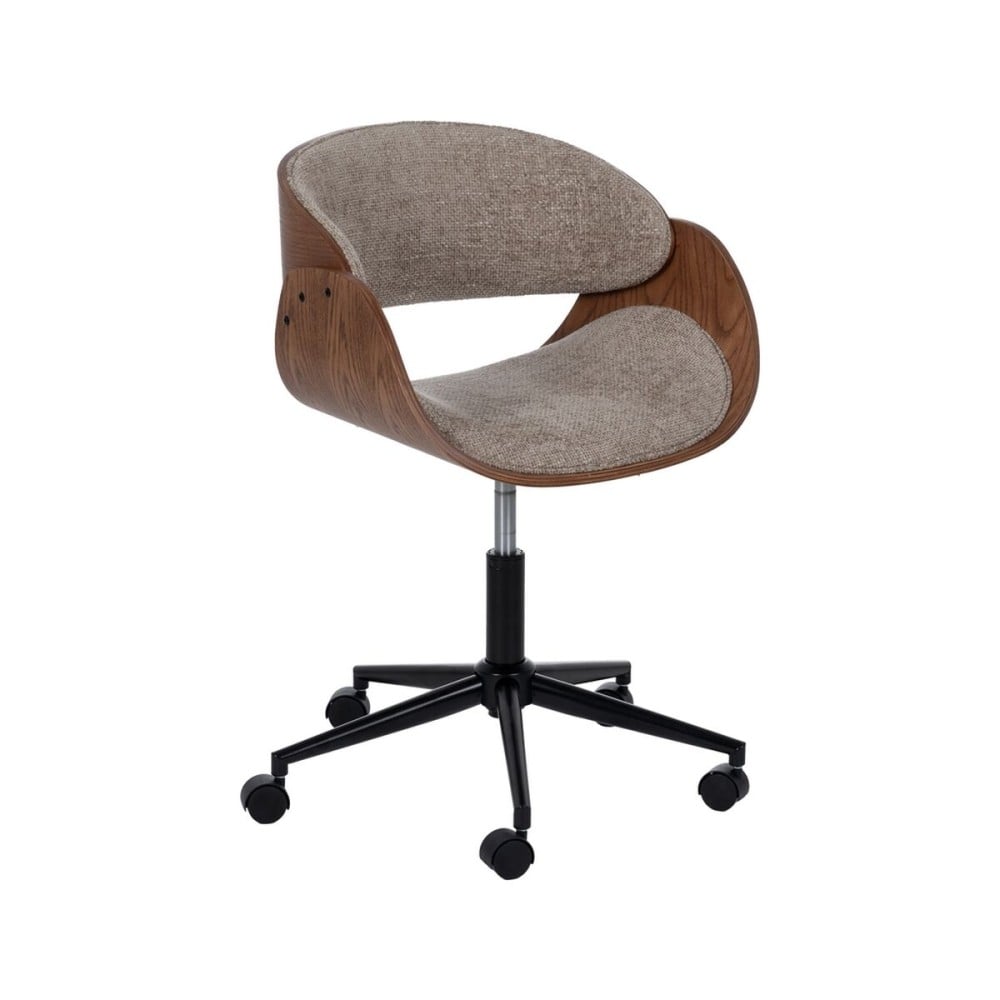 Office Chair Brown Black Beige 59 x 64 x 88 cm