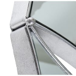 Wandspiegel Alexandra House Living Silberfarben Metall Kreuz 5 x 67 x 44 cm