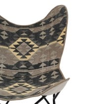 Armchair Black Taupe 75 x 75 x 95 cm