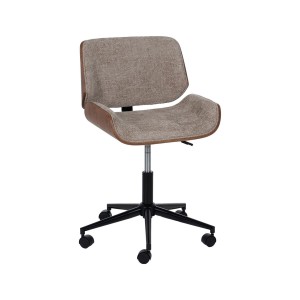 Office Chair Brown Black Beige 54 x 61 x 88 cm