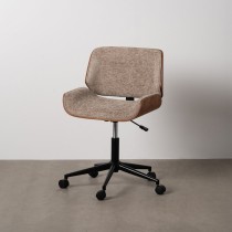 Office Chair Brown Black Beige 54 x 61 x 88 cm