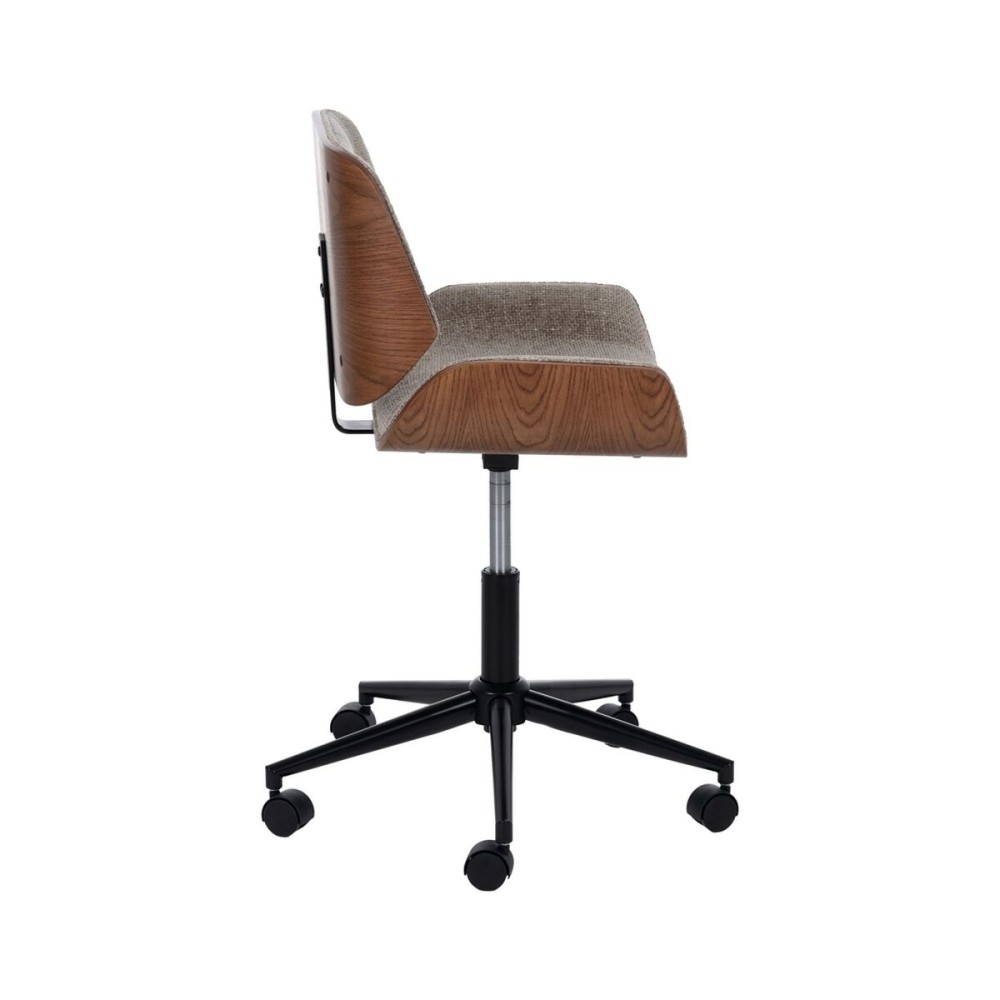 Office Chair Brown Black Beige 54 x 61 x 88 cm