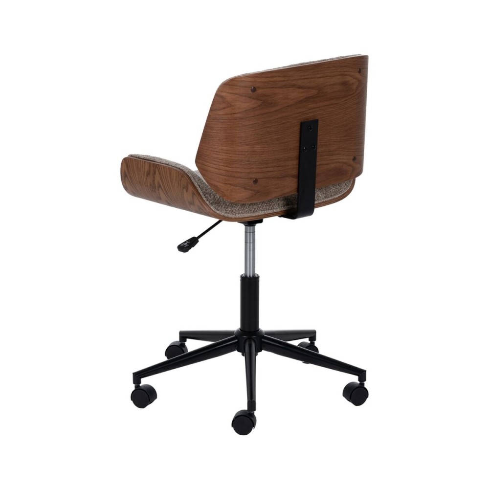 Office Chair Brown Black Beige 54 x 61 x 88 cm