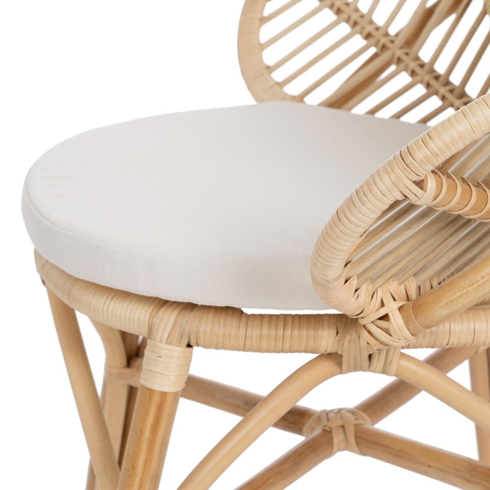 Dining Chair Natural Rattan 76 x 68 x 91 cm