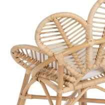 Dining Chair Natural Rattan 76 x 68 x 91 cm