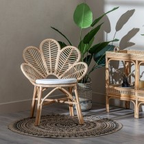 Dining Chair Natural Rattan 76 x 68 x 91 cm