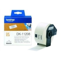 Etiquettes pour Imprimante Brother DK11208 Blanc Noir/Blanc