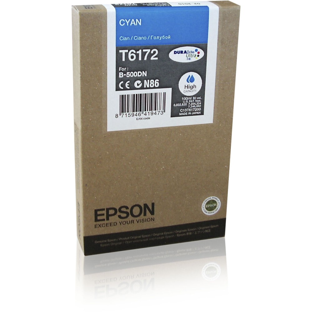 Original Tintenpatrone Epson C13T617200 Türkis