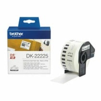 Rouleau de Papier Continu Brother DK-22225 Blanc Noir/Blanc