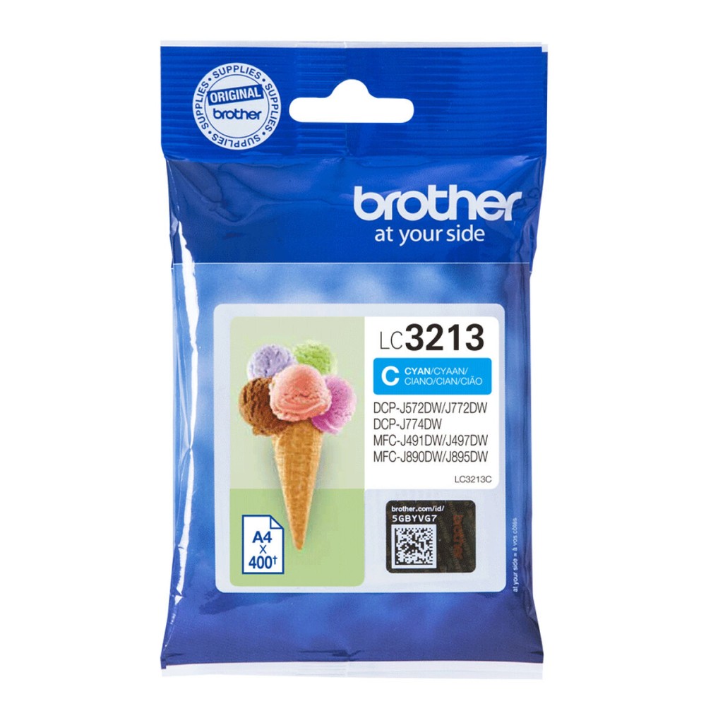 Original Ink Cartridge Brother LC-3213C Cyan