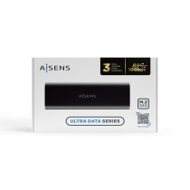 Festplattenhülle Aisens ASM2-014B USB Schwarz USB 3.2 Gen 2 (3.1 Gen 2)