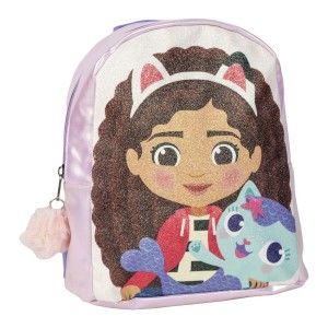 Casual Backpack Gabby's Dollhouse Pink 19 x 23 x 8 cm