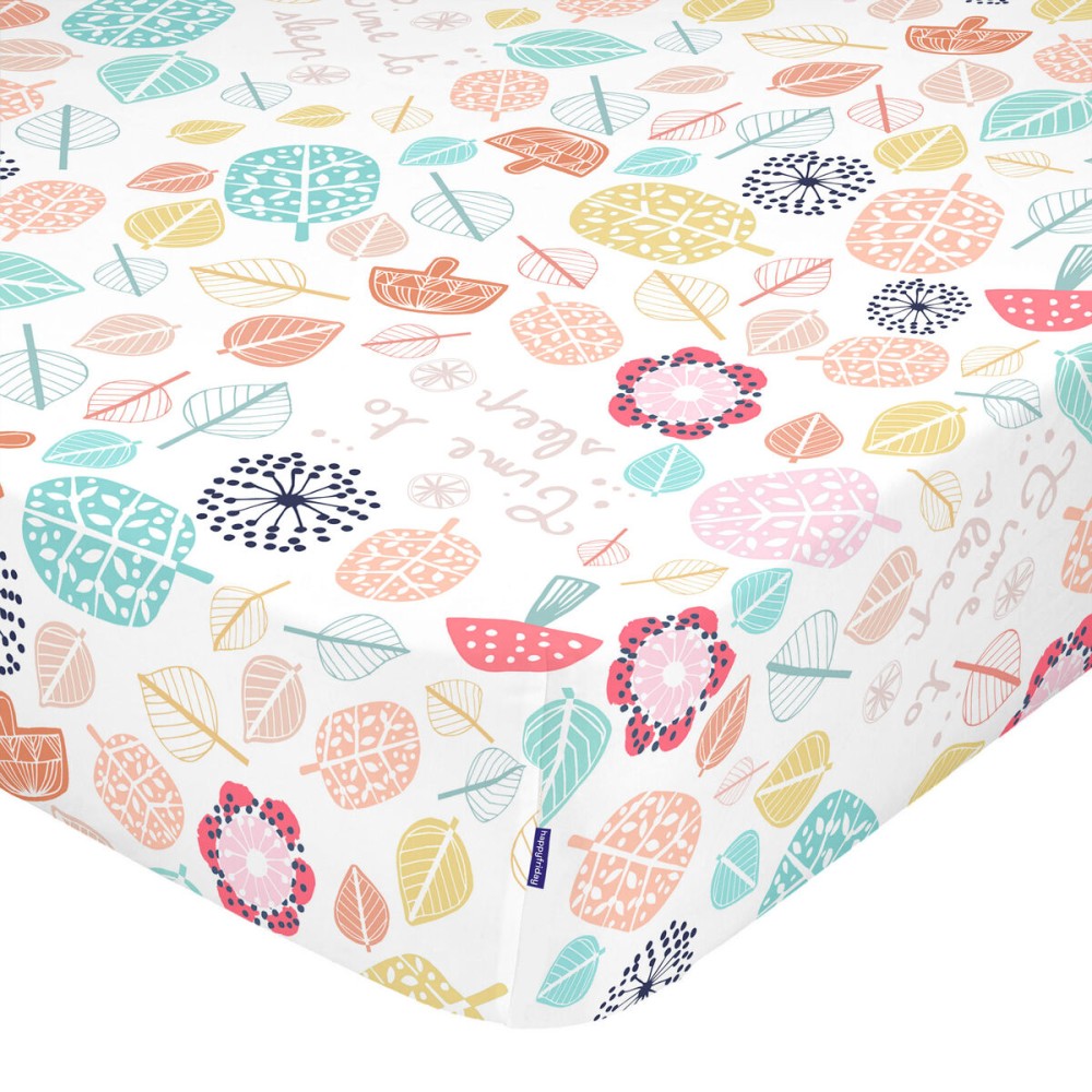 Drap housse HappyFriday Moshi Moshi Fantasy Multicouleur 90 x 200 x 32 cm