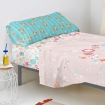 Fitted bottom sheet HappyFriday Moshi Moshi Fantasy Multicolour 90 x 200 x 32 cm