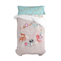 Drap housse HappyFriday Moshi Moshi Fantasy Multicouleur 90 x 200 x 32 cm