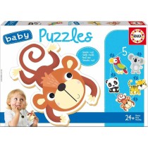 Set mit 5 Puzzeln Educa Für Kinder tiere