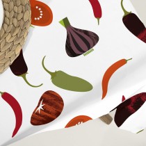 Tablecloth HappyFriday Veggies Multicolour 150 x 150 cm