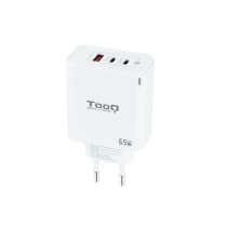 Chargeur mural TooQ TQWC-GANQC2PD65WT 65 W Blanc (1 Unité)