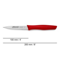 Schälmesser Arcos Nova Rot Edelstahl Polypropylen 10 cm