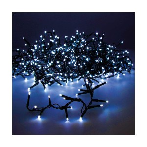 Wreath of LED Lights Lumineo Blue 14 m 16 m