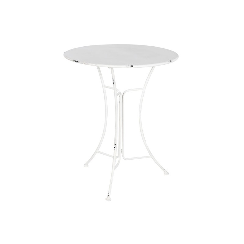 Ensemble Table + 2 Chaises Home ESPRIT Blanc 60 x 60 x 70 cm