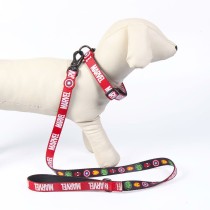 Dog Lead Marvel Red M