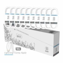 Câble USB vers Lightning Tech One Tech Basik 1 m (10 Unités)