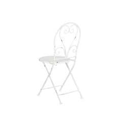 Table set with 2 chairs Home ESPRIT White 60 x 60 x 70 cm