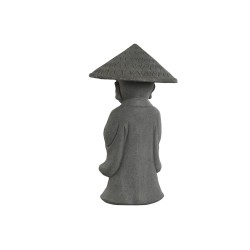 Decorative Figure Home ESPRIT Grey Monk Oriental 30 x 30 x 53 cm