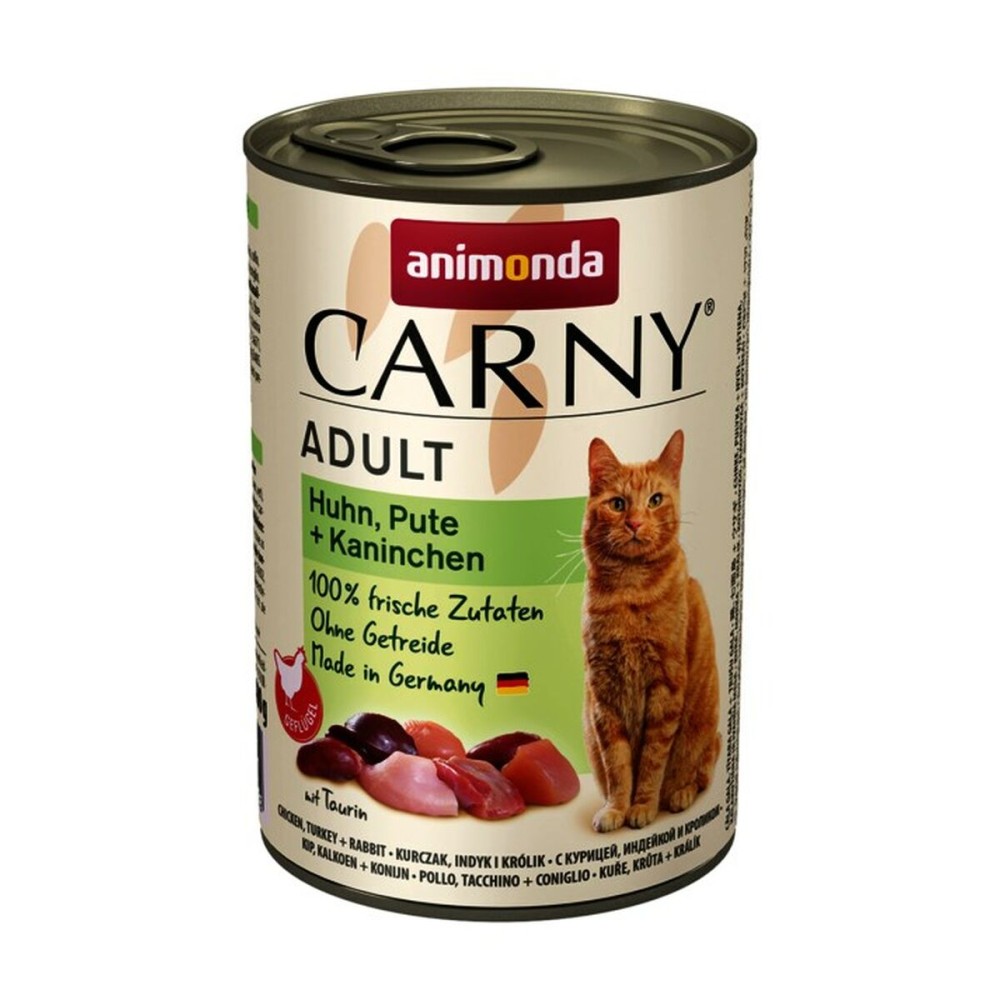 Aliments pour chat Animonda Carny Poulet Dinde Lapin 400 g