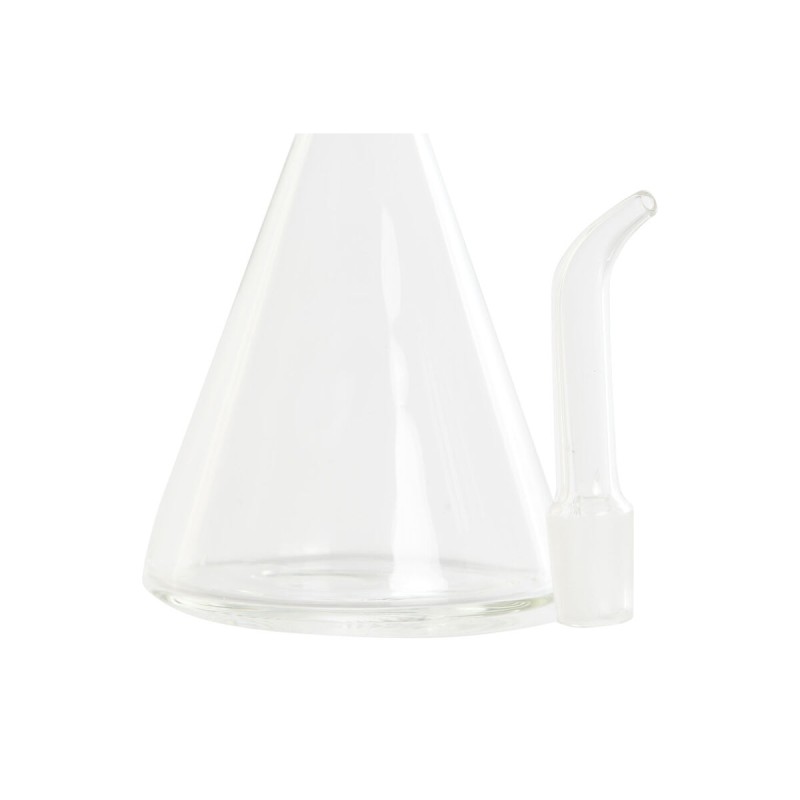 Ölfläschchen DKD Home Decor Durchsichtig Borosilikatglas 125 ml 7 x 7 x 16 cm