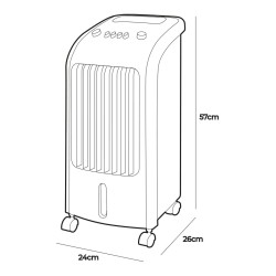 Climatisation Portable EDM 33516 80 W 3,6 L