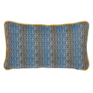 Cushion Blue Printed 50 x 10 x 30 cm