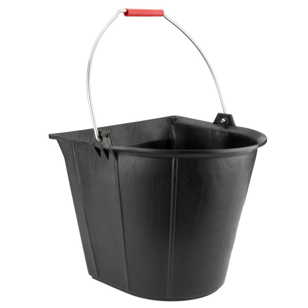 Bucket with Handle Bellota 13 L industrial Black Latex rubber Resistant