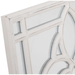 Decorative altarpiece Alexandra House Living White Wood Worn 4 x 76 x 41 cm