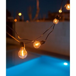 Guirlande lumineuse LED New Garden Allegra Noir 8 m E27 10 350 lm