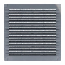 Grille de ventilation EDM 87705 Gris 20 x 20 x 0,7 cm Moustiquaire