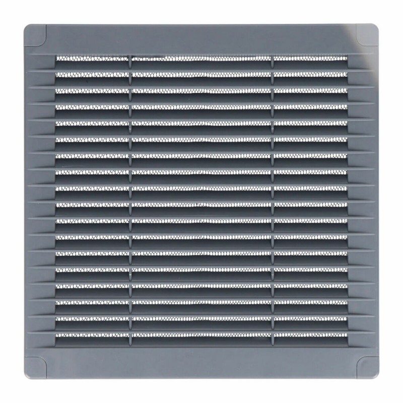 Grille de ventilation EDM 87705 Gris 20 x 20 x 0,7 cm Moustiquaire