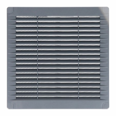 Grille de ventilation EDM 87705 Gris 20 x 20 x 0,7 cm Moustiquaire