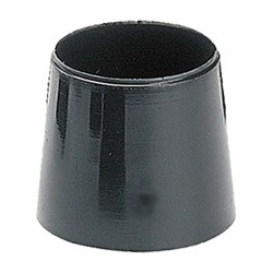 Ferrule/Terminal plug Micel CNT01 Black Polyethylene Circular Ø 28 x 32 mm (25 Units)