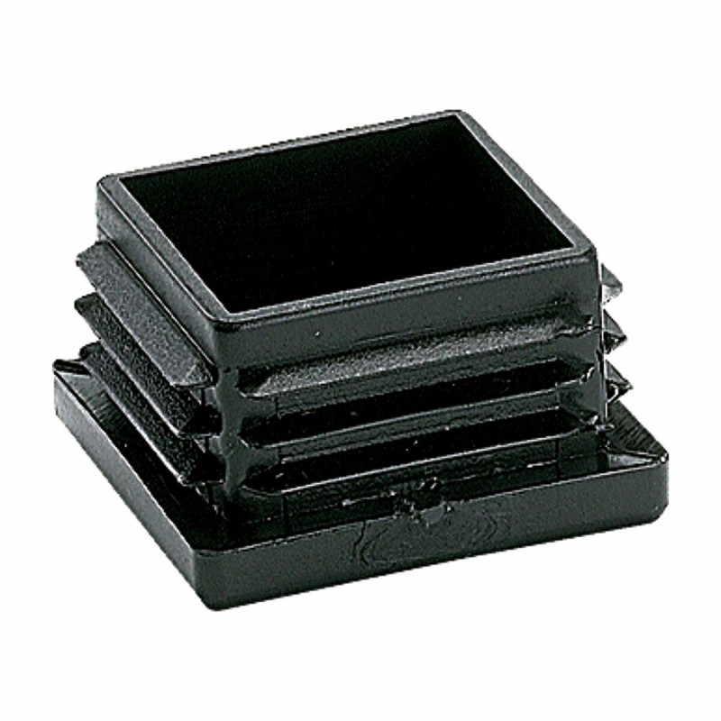 Endkappe Micel CNT03 Schwarz Polyäthylen karriert 33 x 35 x 24 mm (25 Stück)