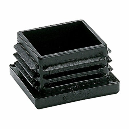 Embout/Bouchon final Micel CNT03 Noir Polyéthylène Carré 33 x 35 x 24 mm (25 Unités)