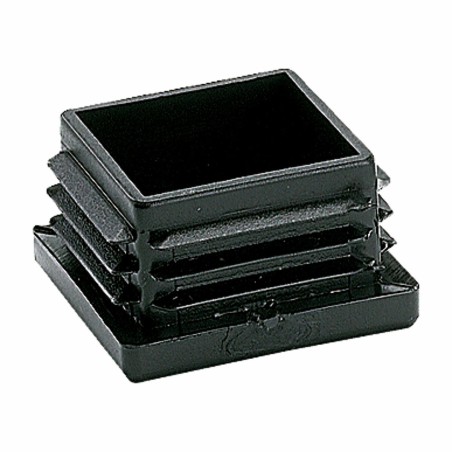 Embout/Bouchon final Micel CNT03 Noir Polyéthylène Carré 20 x 22 x 24,5 mm (25 Unités)