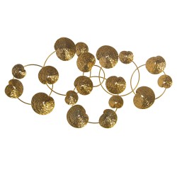 Wall Decoration Alexandra House Living Golden Metal 89 x 6 x 50 cm