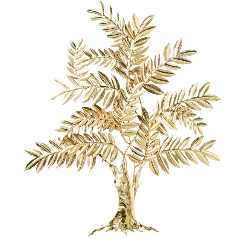 Wanddekoration Alexandra House Living Gold Metall Baum 74 x 90 x 6,5 cm