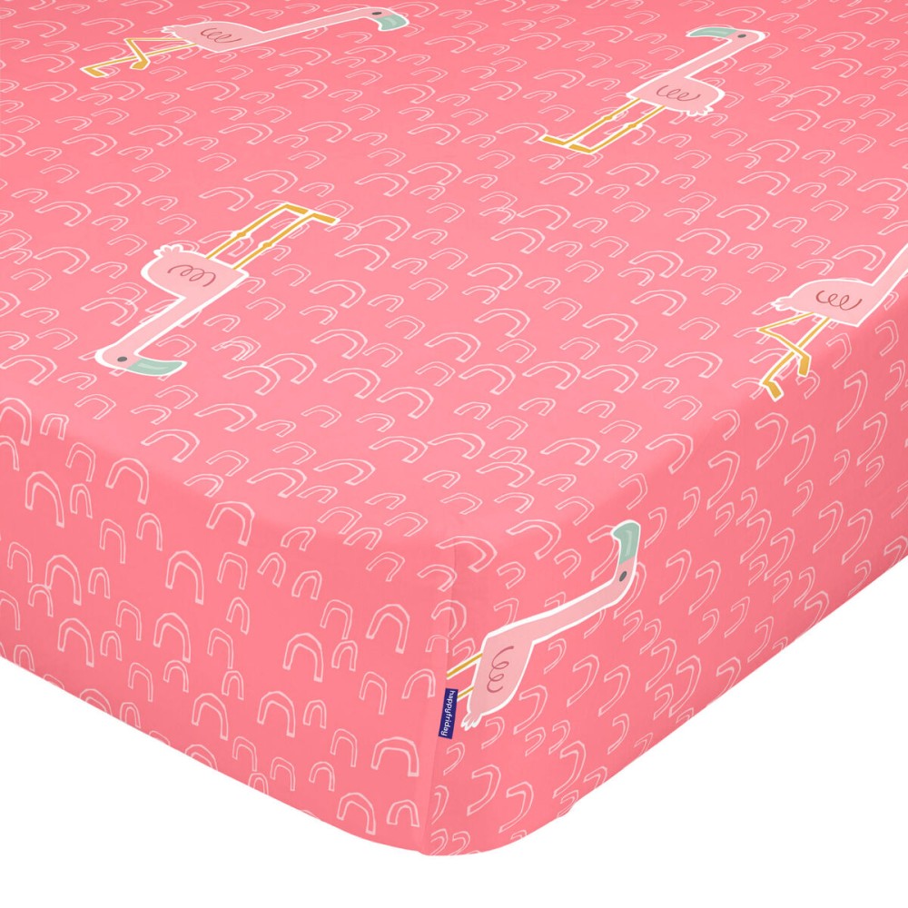 Fitted sheet HappyFriday MOSHI MOSHI Multicolour 90 x 200 x 32 cm