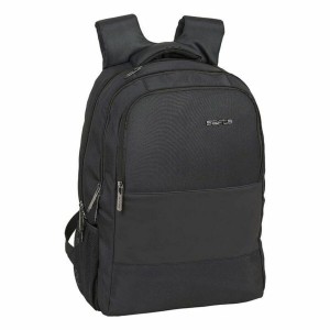 Rucksack for Laptop and Tablet with USB Output Safta 15,6'' Black 30 x 43 x 16 cm