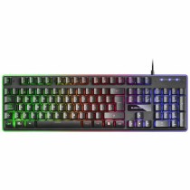 Tastatur und Gaming Maus Mars Gaming MCPEXES Schwarz Qwerty Spanisch QWERTY