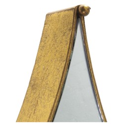 Wall mirror Alexandra House Living Golden Metal Cross 5 x 67 x 44 cm