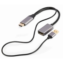 Adaptateur DisplayPort vers HDMI GEMBIRD A-HDMIM-DPF-02 Noir 10 cm 4K Ultra HD